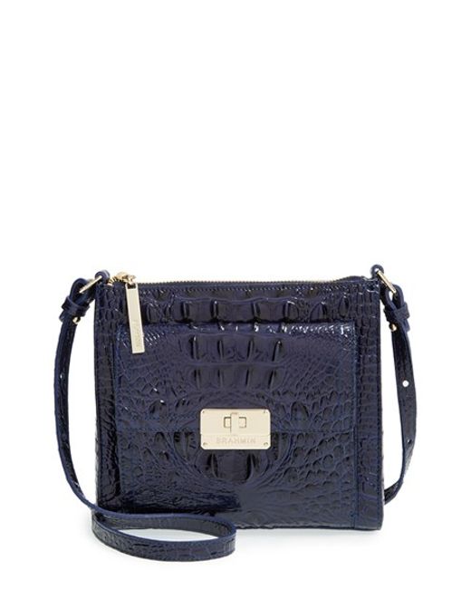 Brahmin 'melbourne Mimosa' Crossbody Bag in Blue (INK) Lyst