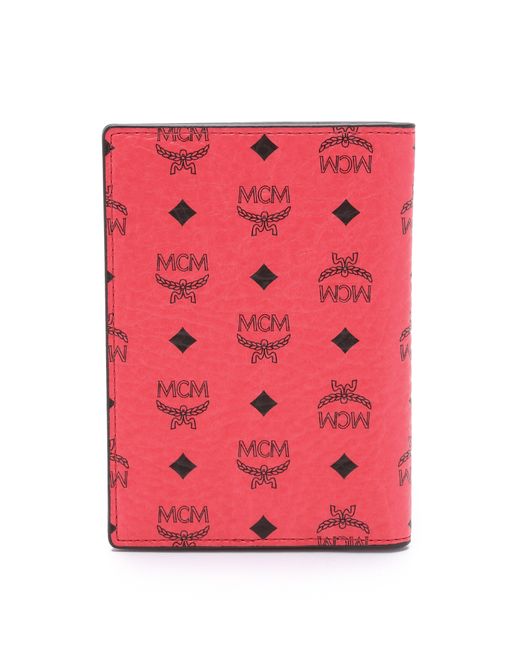 MCM Passport Holder - Red