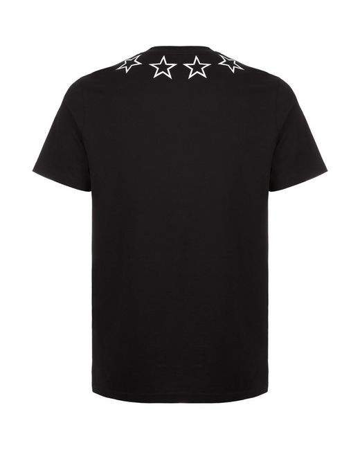 Givenchy Black Star Neck T-shirt for men