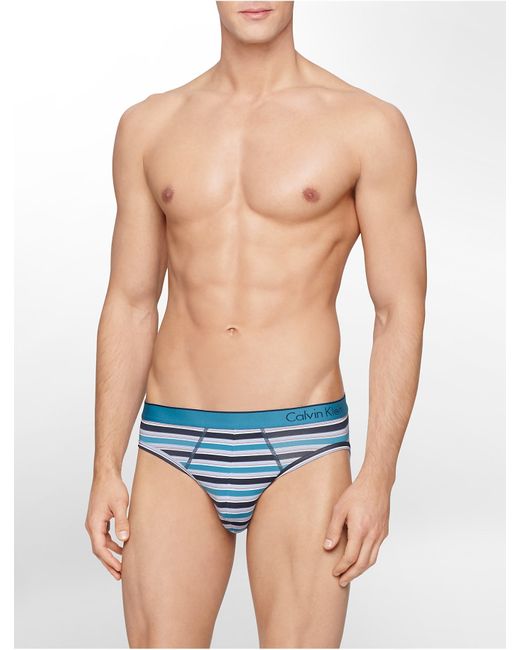 Calvin Klein Underwear Ck One Micro Hip Brief in Blue for Men