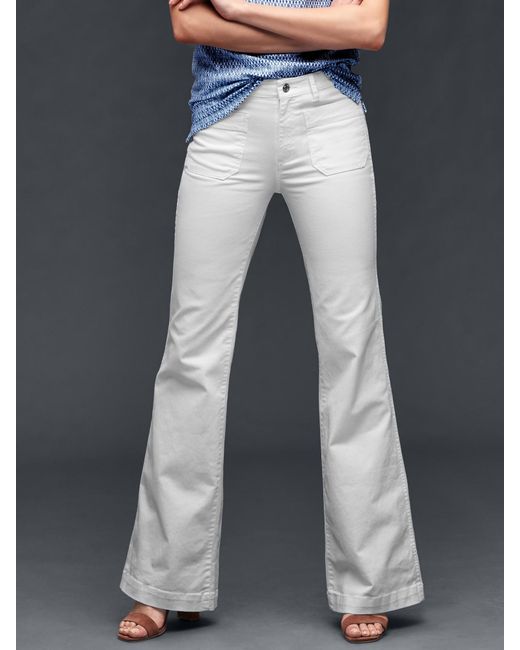 gap white pants