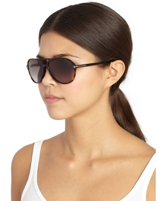 Jared Plastic Aviator Sunglasses 