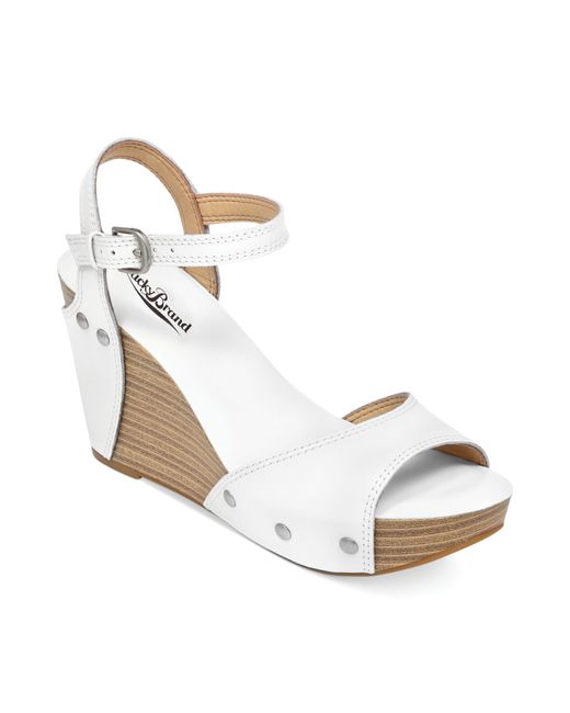Lucky brand shop white sandals