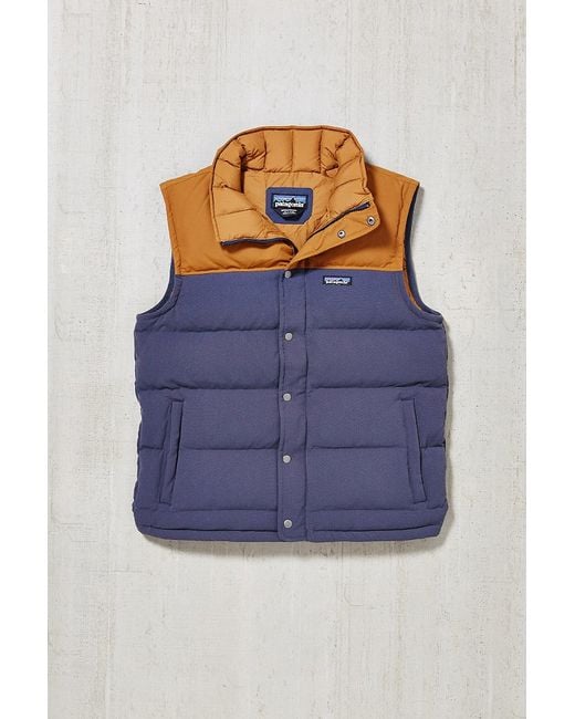 Patagonia bivy vest smolder blue cheap
