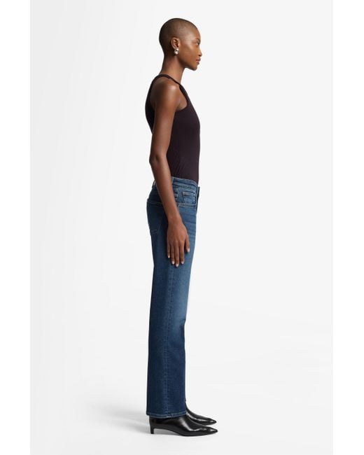 7 For All Mankind Blue Calie Straight Luxe Vintage Cisco