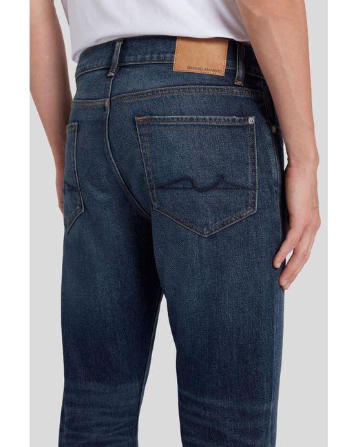 7 For All Mankind Blue Slimmy Upgrade for men