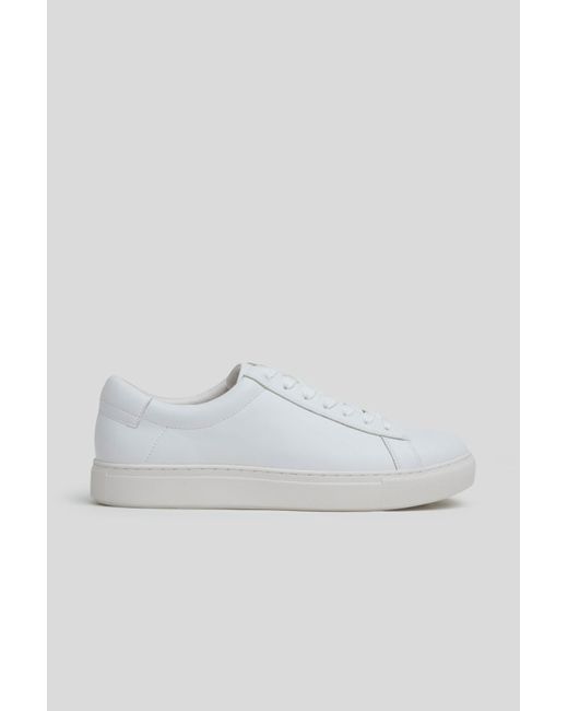 7 For All Mankind Cupsole Sneaker Leather White for men