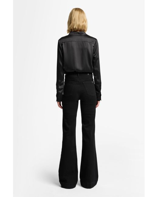7 For All Mankind Black Modern Dojo Slim Illusion Soho Night