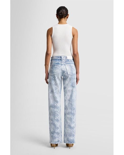 7 For All Mankind Blue Tess Trouser Cobra for men