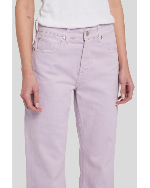 7 For All Mankind Purple Tess Trouser Colored Mankind Lavender for men