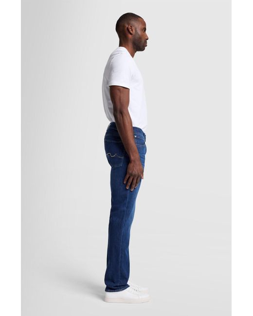 7 For All Mankind Blue Slimmy Luxe Performance Alize for men