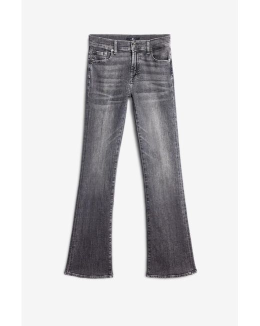 7 For All Mankind Blue Bootcut In Slim Illusion