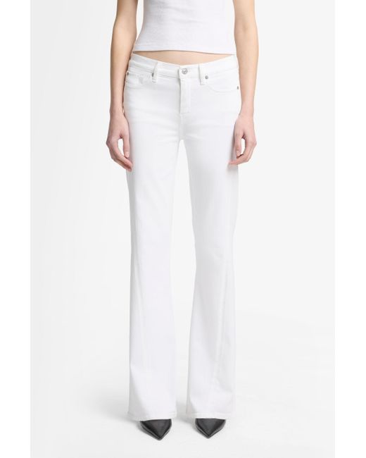 7 For All Mankind Twisted Dojo Tailorless Mankind White Shell
