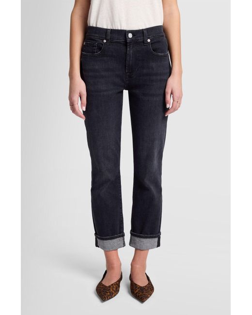 7 For All Mankind Blue Relaxed Skinny Slim Illusion Space for men