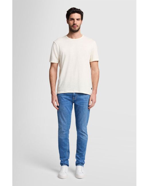 7 For All Mankind Blue Paxtyn Stretch Tek Page Up for men