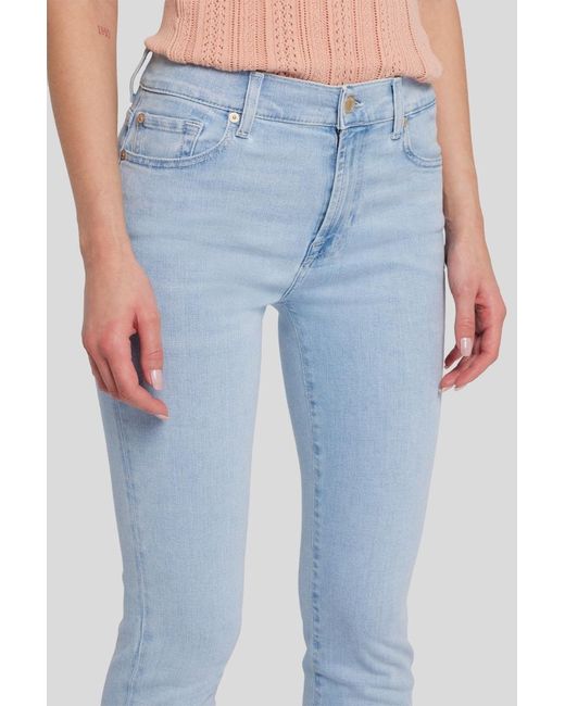 7 For All Mankind Blue Bootcut Slim Illusion Arise