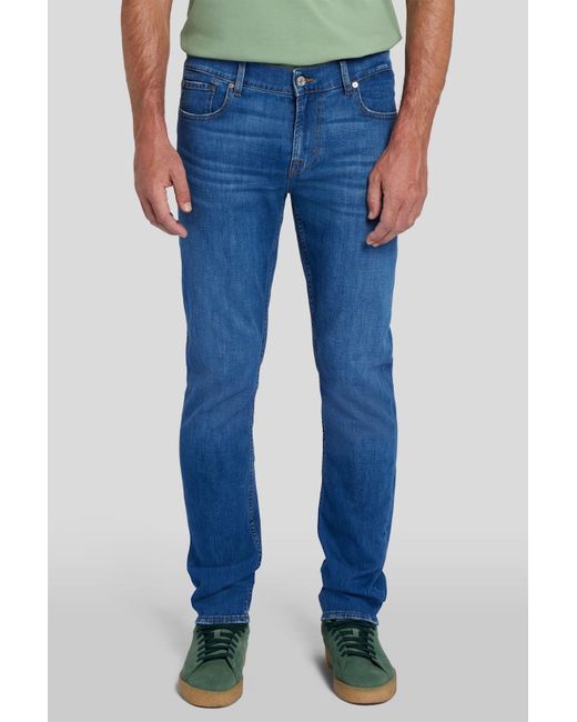 7 For All Mankind Blue Slimmy Left Hand Pitch for men