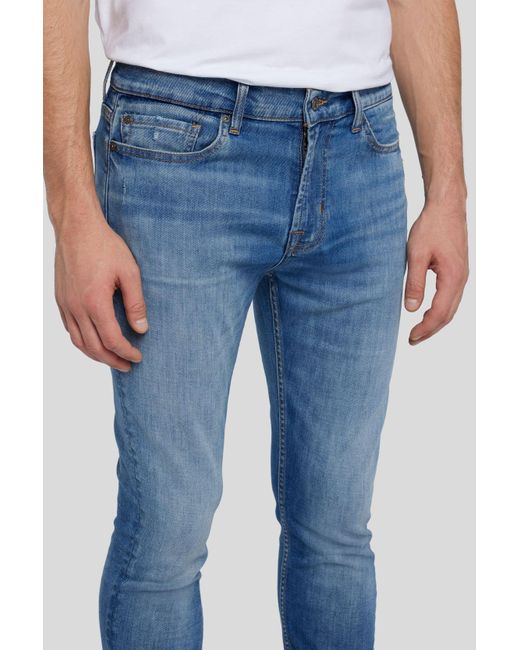 7 For All Mankind Blue Paxtyn Left Hand Cliff for men