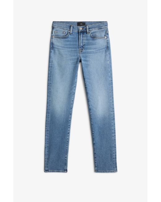 7 For All Mankind Blue Roxanne Luxe Vintage Fancy