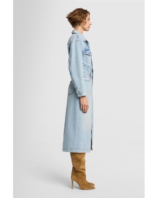 7 For All Mankind Blue Relaxed Dress Sahara