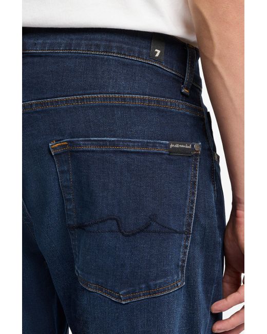 7 For All Mankind Blue Brett Luxe Performance Alto for men