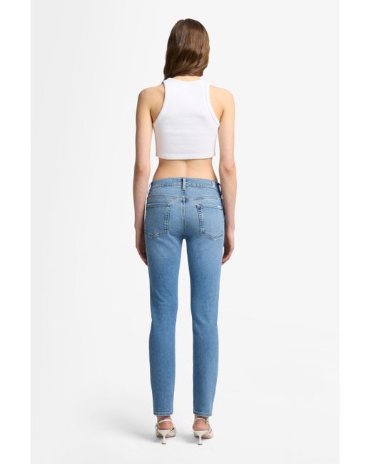 7 For All Mankind Blue Roxanne Luxe Vintage Fancy