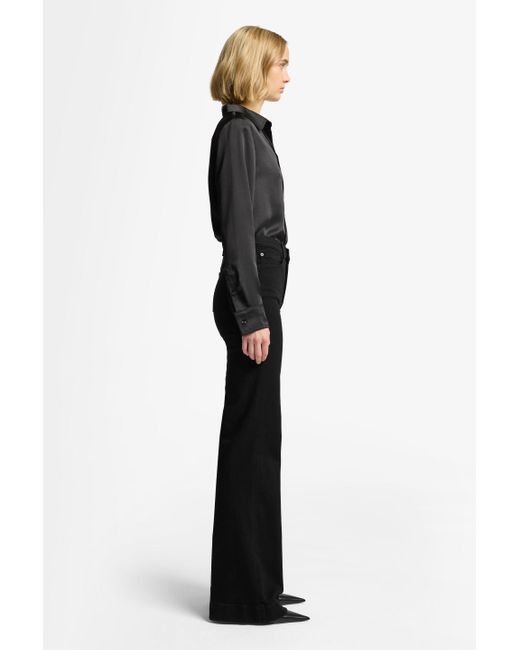 7 For All Mankind Black Modern Dojo Slim Illusion Soho Night