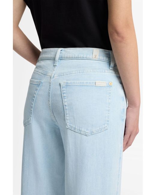 7 For All Mankind Blue Modern Dojo Tailorless Left Hand Malibu Sky
