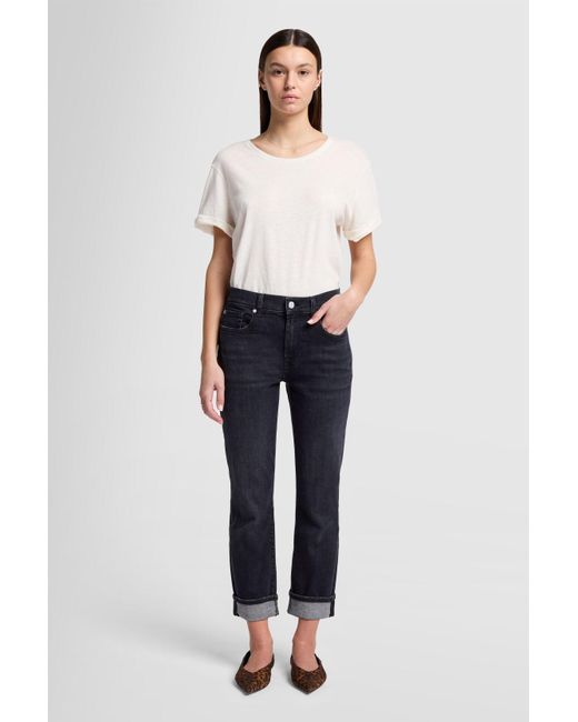 7 For All Mankind Blue Relaxed Skinny Slim Illusion Space for men