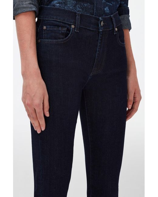 7 For All Mankind Blue Bootcut Soho Classic