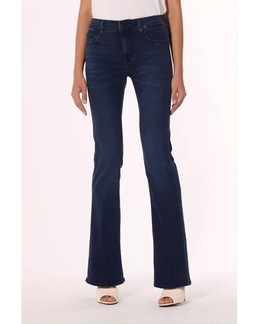 7 For All Mankind Blue Bootcut B(air) Eco Park Avenue for men