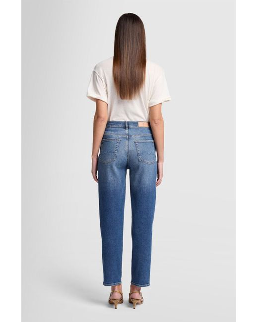 7 For All Mankind Blue Malia Luxe Vintage Love Affair
