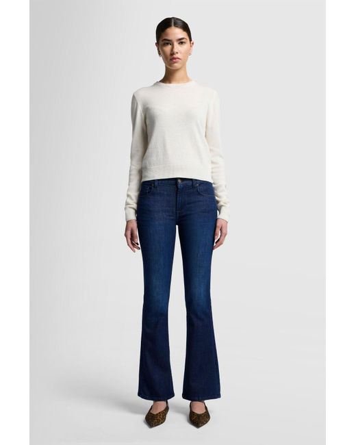 7 For All Mankind Blue Bootcut Tailorless B(air) Afternoon