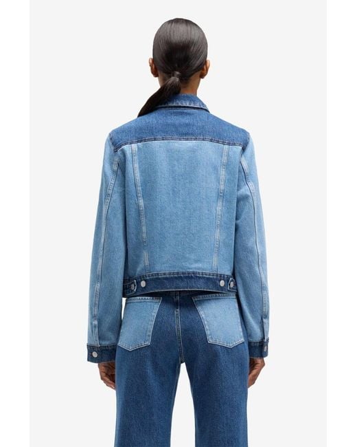 7 For All Mankind Blue Adi Trucker