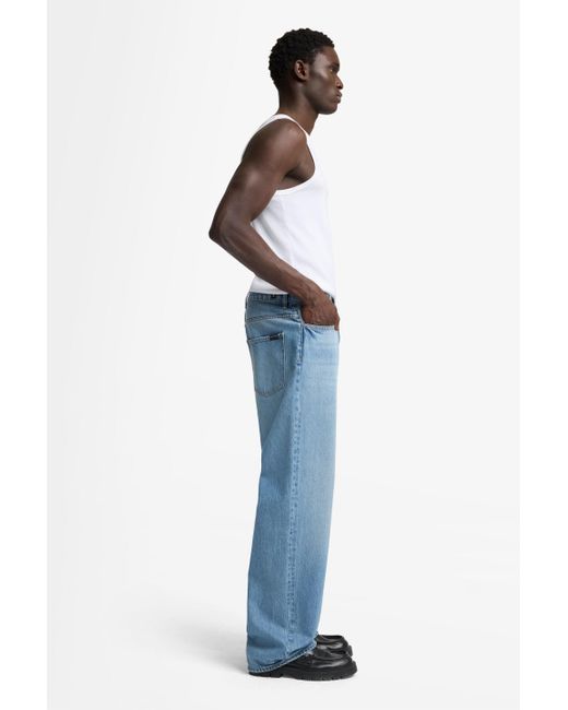 7 For All Mankind Blue Wide Leg Mason for men
