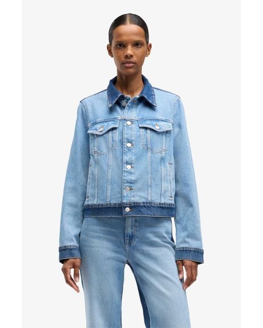 7 For All Mankind Blue Adi Trucker