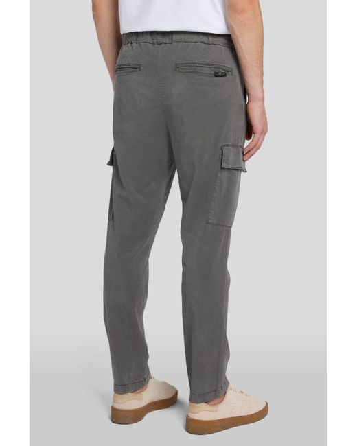 7 For All Mankind White Cargo JOGGER Colored Dusty Grey for men