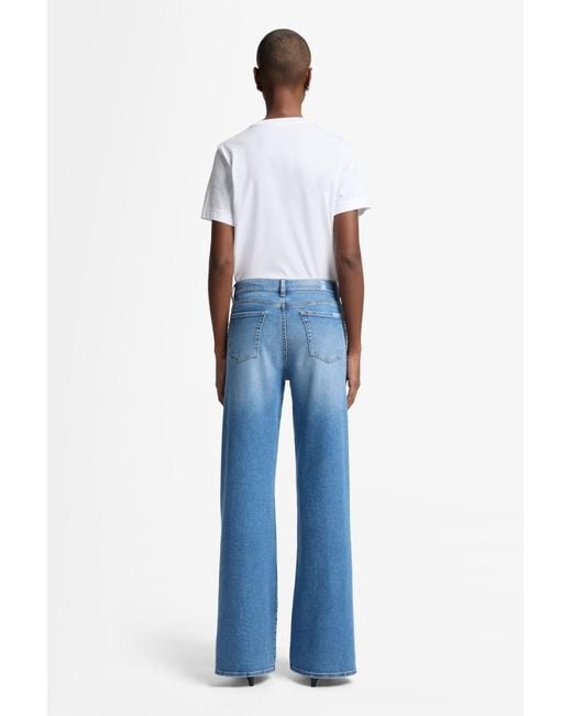 7 For All Mankind Blue Twisted Lotta Luxe Vintage Love Soul