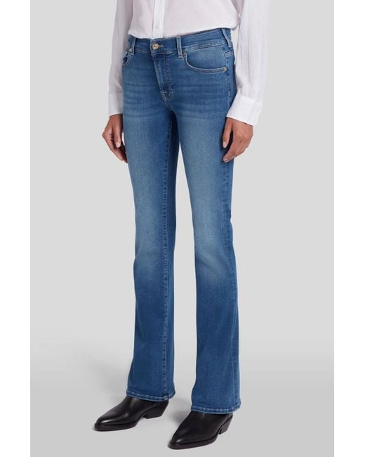 7 For All Mankind Blue Bootcut B(air) Stream for men