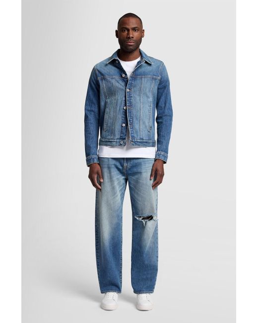 7 For All Mankind Blue Perfect Jacket Exclusive for men