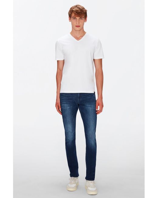 7 For All Mankind Ronnie Comfort Luxe Horizon in Blue for Men | Lyst  Australia