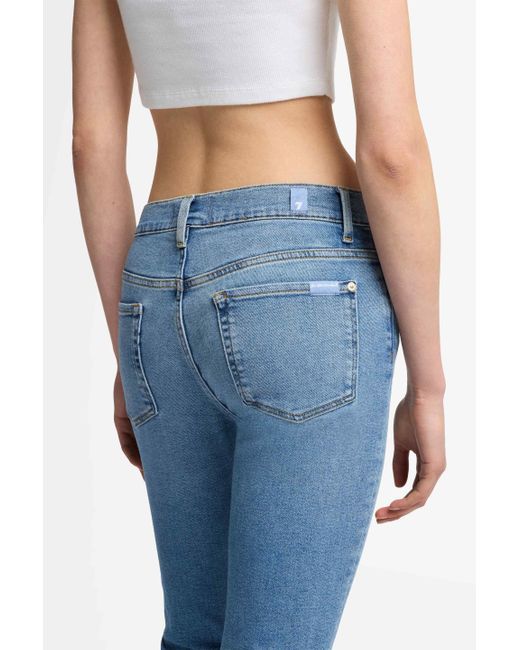 7 For All Mankind Blue Roxanne Luxe Vintage Fancy