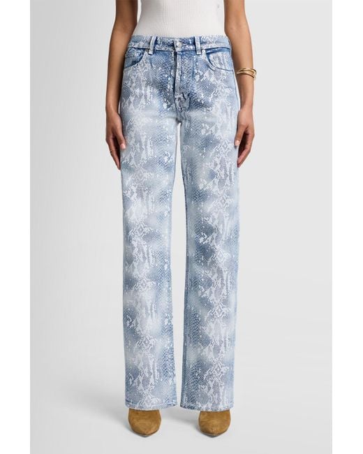 7 For All Mankind Blue Tess Trouser Cobra for men