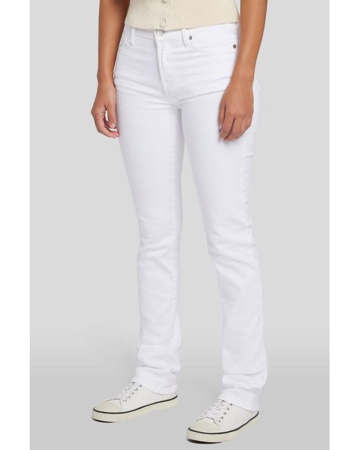 7 For All Mankind Kimmie Straight Pure White for men