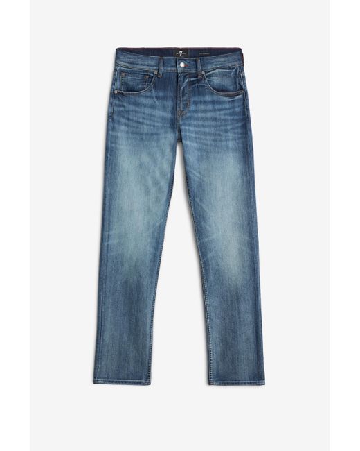 7 For All Mankind Blue The Straight Airweft Coachella for men