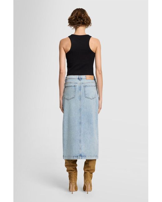 7 For All Mankind Blue Amber Skirt Sahara for men