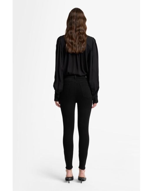 7 For All Mankind Blue Aubrey Slim Illusion Luxe Gravity