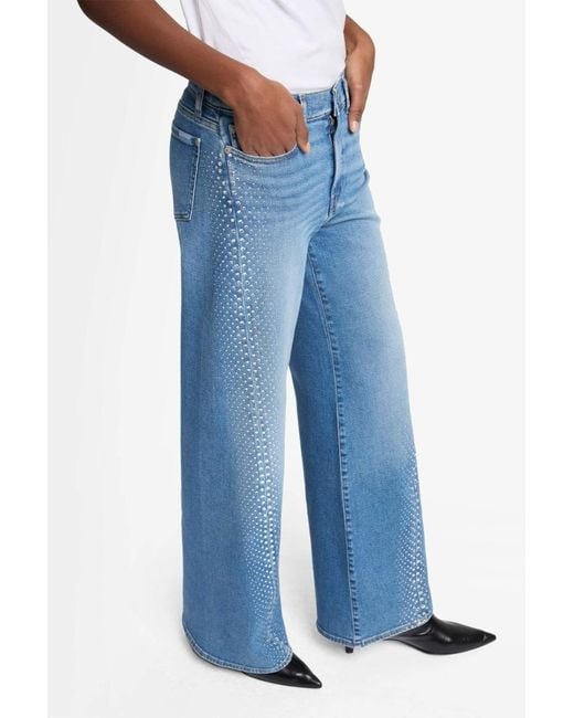 7 For All Mankind Blue Twisted Lotta Luxe Vintage Love Soul