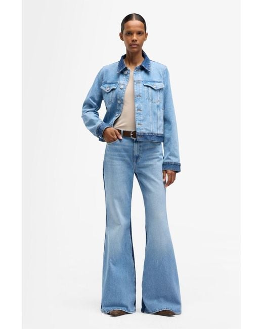 7 For All Mankind Blue Adi Trucker