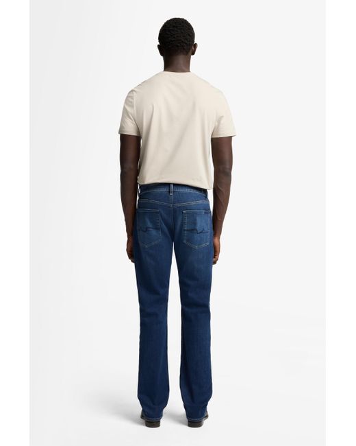 7 For All Mankind Blue The Straight Luxe Performance Grapevine for men